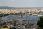 Palma de Mallorca - vhlasn katedrla uprosted. Vhled z naeho hotelu.