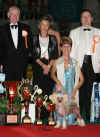 Ich. GESSI Modr kvt - Chinese Crested Dogs Hairless female - 1st place at Champion of Champions 2007 Bratislava, judges: Lisbeth Mach (CH), Hans W. Mller (CH), Denis Kuzejl (SLO) - Many thanks!!! 